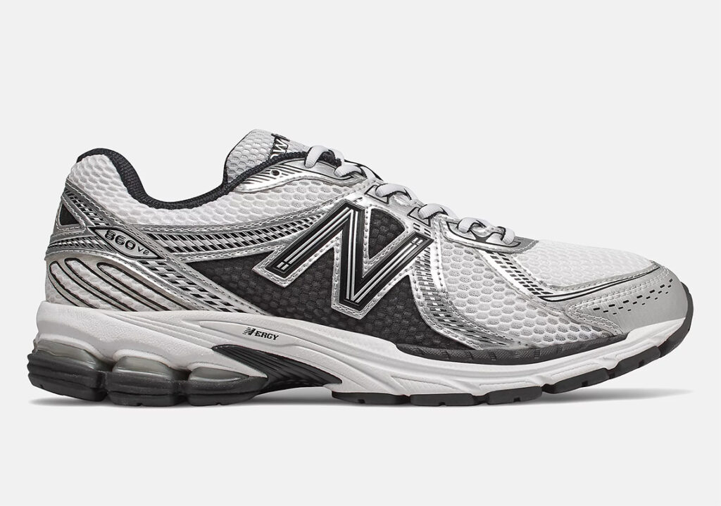 The New Balance 860v2 Dresses Up In Silver And Black – Sneekr